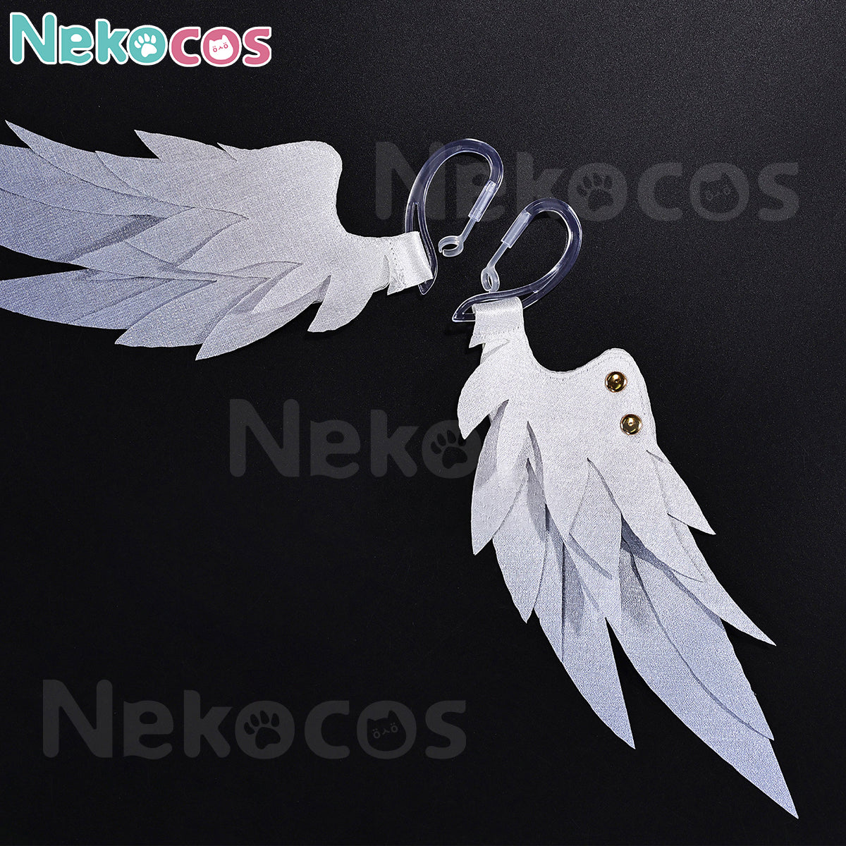 【Nekocos】Game Honkai: Star Rail Kitty Series Cosplay Sunday Cosplay Costume Premium Edition | In Stock - Angel wings accessories.