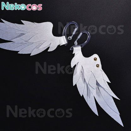 【Nekocos】Game Honkai: Star Rail Kitty Series Cosplay Sunday Cosplay Costume Premium Edition | In Stock - Angel wings accessories.