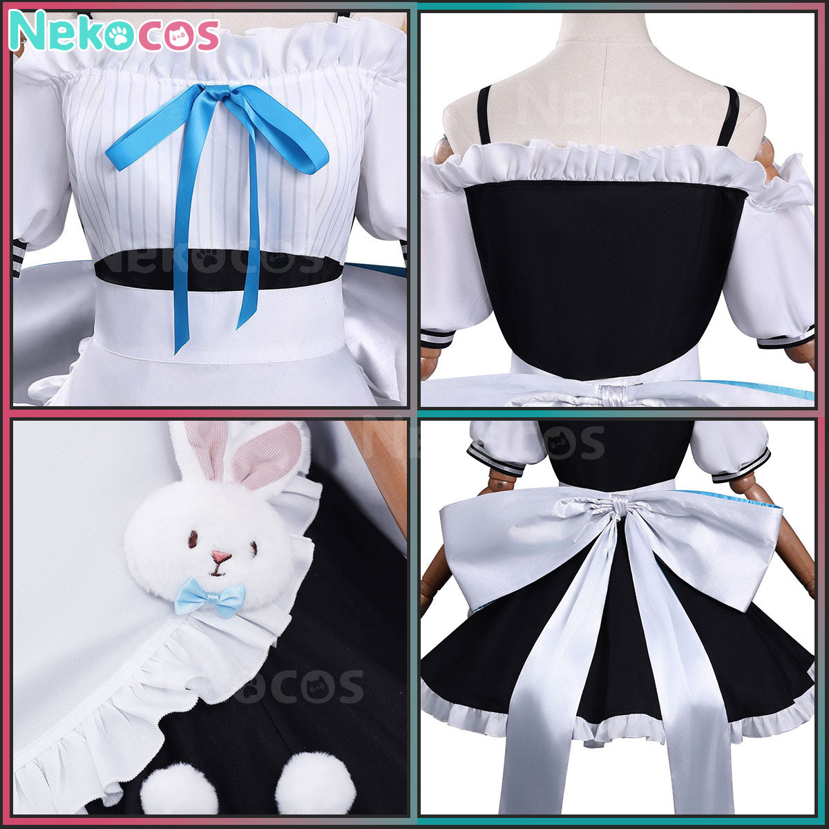 USS Laffey Maid Cosplay Costume - Available Now at NekocosAnime,Azur Lane,Costume