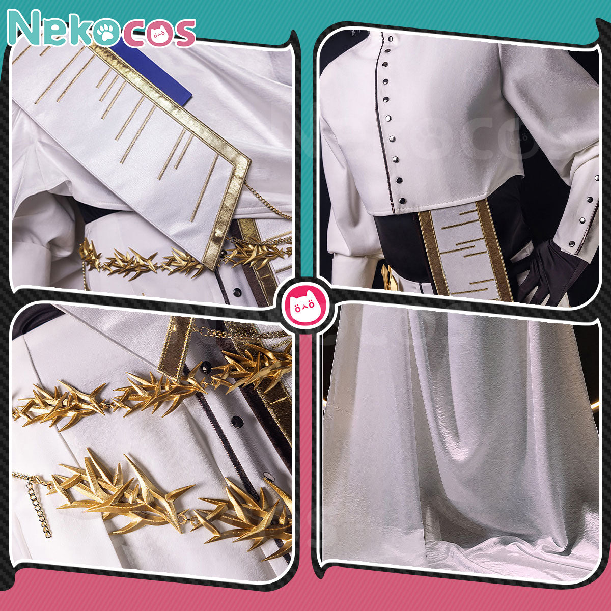 【Nekocos】Game Arknights Ambience Synesthesia Cosplay Ulpianus Evangelist Cosplay Costume Premium Edition | Custom-Tailor
