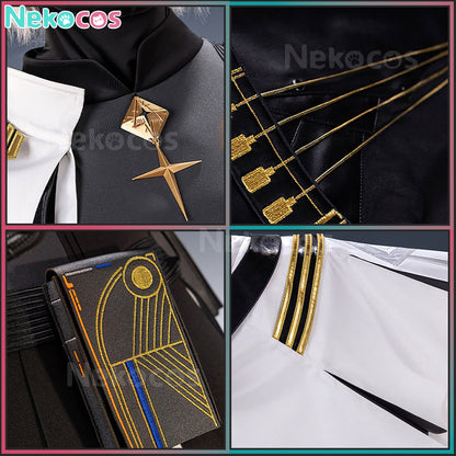 【Nekocos】Game Arknights Cosplay Ulpianus Attention to the Abyss Cosplay Costume | In Stock