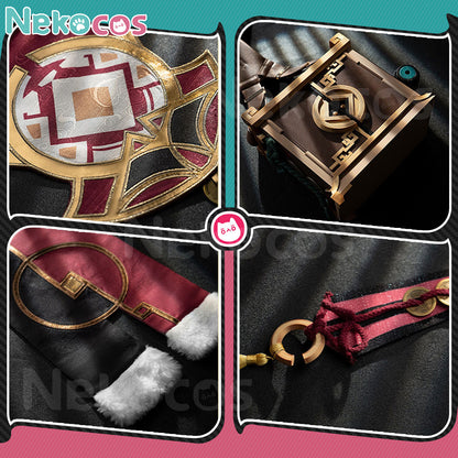 Yanfei Cosplay Costume - Premium Edition by NekocosCostume,Game,Genshin Impact