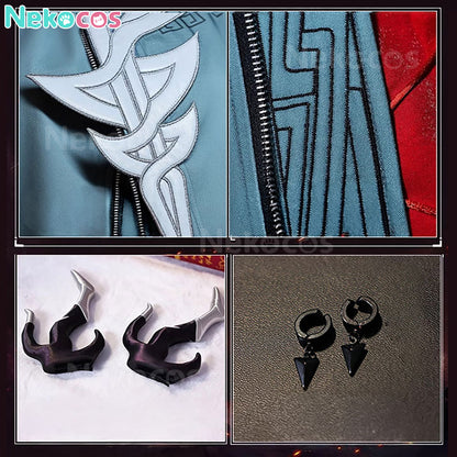 【Nekocos】Game Arknights Cosplay Yu Cosplay Costume Premium Edition | Custom-Tailor