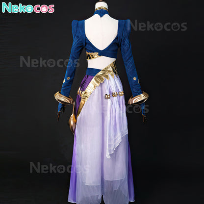 【Nekocos】Game League of Legends Cosplay The Unbroken Faith Yunara Cosplay Costume | In Stock