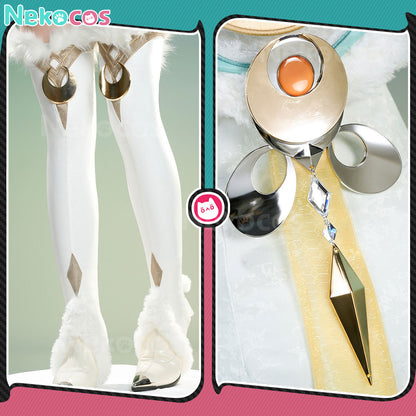 【Nekocos】Game Genshin Impact Cosplay Zibai Cosplay Costume Premium Edition | In Stock