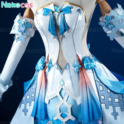 【Nekocos】Game Honkai Impact 3rd Cosplay Wintery Wishes Cosplay Costume Premium Edition | Custom-Tailor