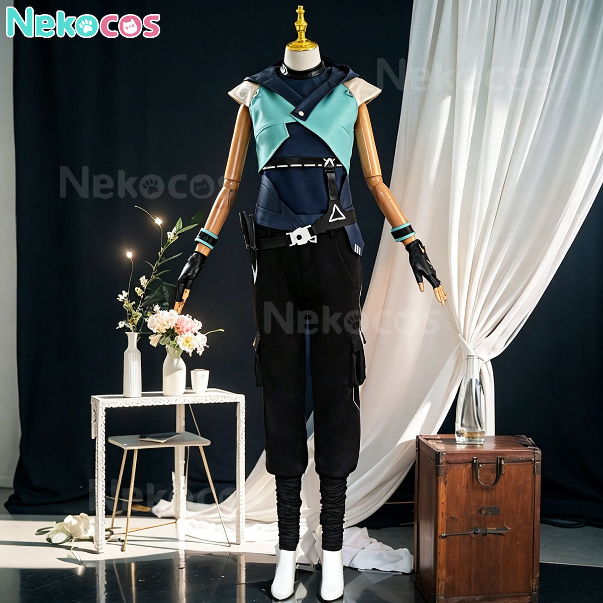 【Nekocos】Game Valorant Cosplay Jett Cosplay Costume | In Stock
