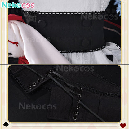 【Nekocos】Game Genshin Impact Cosplay Miliastra Wonderland Alice Maid Cosplay Costume | In Stock
