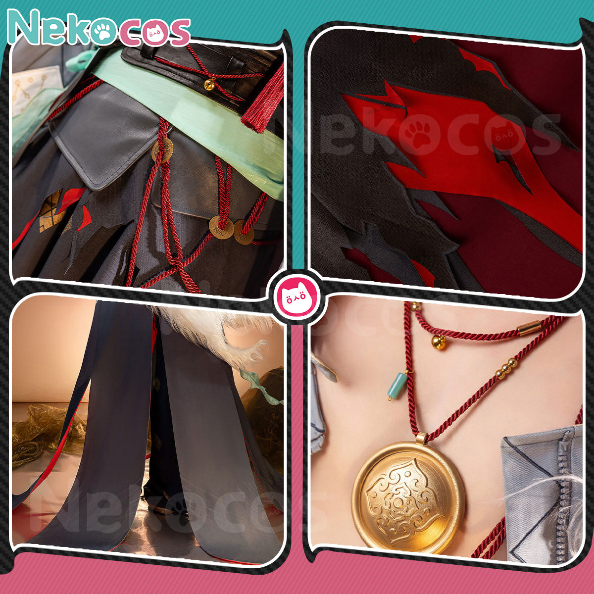 【Nekocos】Game Arknights Cosplay Yu In the Play Cosplay Costume Premium Edition | Custom-Tailor