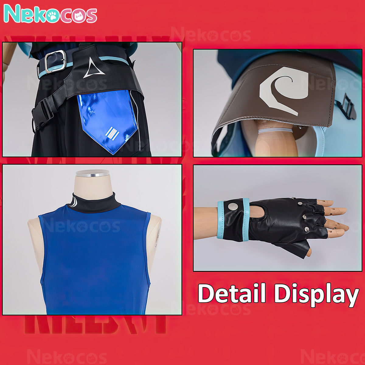 【Nekocos】Game Valorant Cosplay Jett Cosplay Costume | In Stock