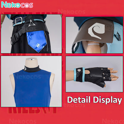 【Nekocos】Game Valorant Cosplay Jett Cosplay Costume | In Stock