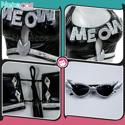 【Nekocos】Game Rivals Black Cat Urban Predator Cosplay Costume | Custom-Tailor