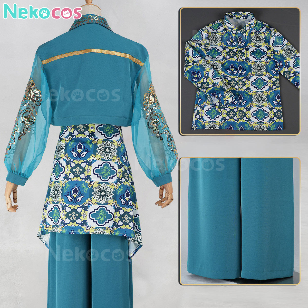 【Nekocos】Game Cosplay Minajael Tealrajah Cosplay Costume | Custom-Tailor