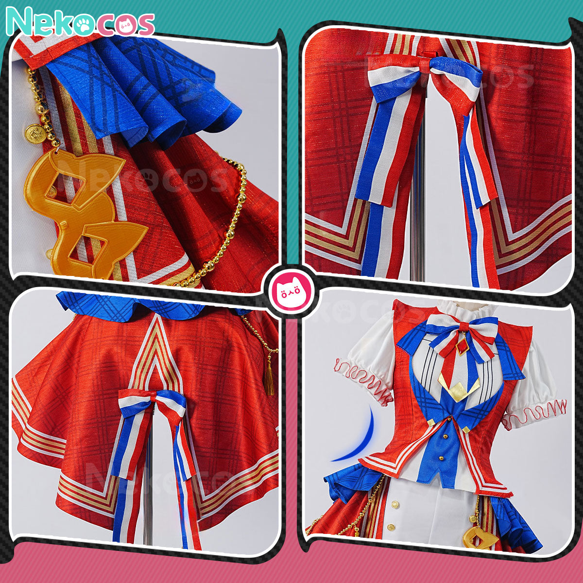 【Nekocos】Game Cosplay Hibiki Shikiin Cosplay Costume | In Stock