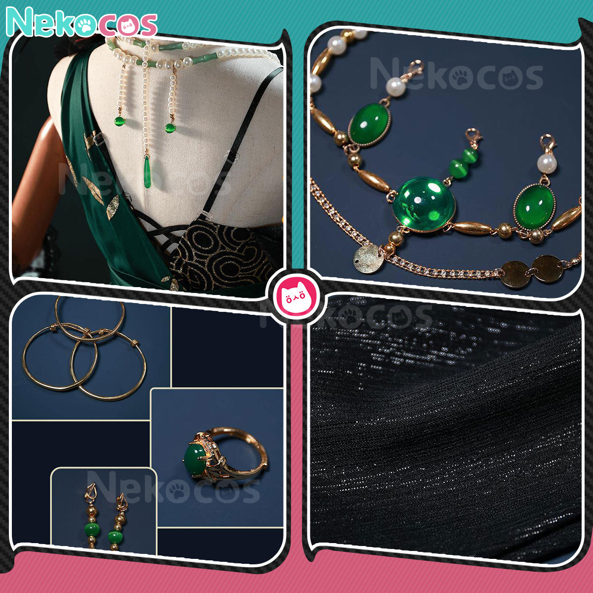 【Nekocos】Game Identity V Cosplay Geisha Resilience of Bamboo Cosplay Costume | In Stock