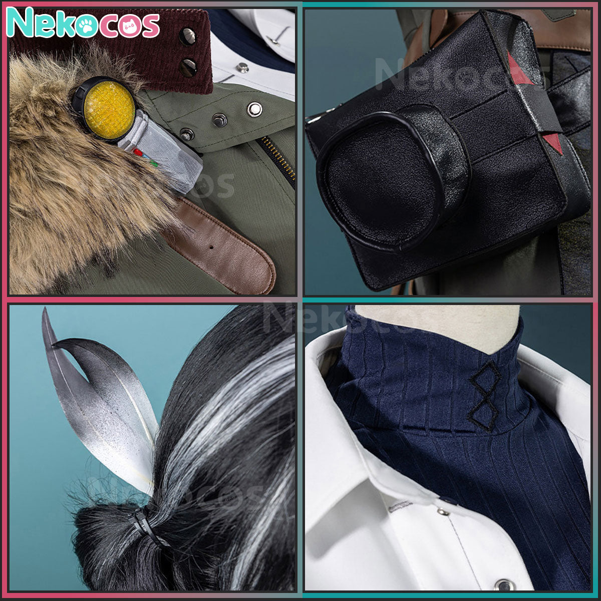 【Nekocos】Game Arknights Cosplay Snegurochka Cosplay Costume Premium Edition | In Stock