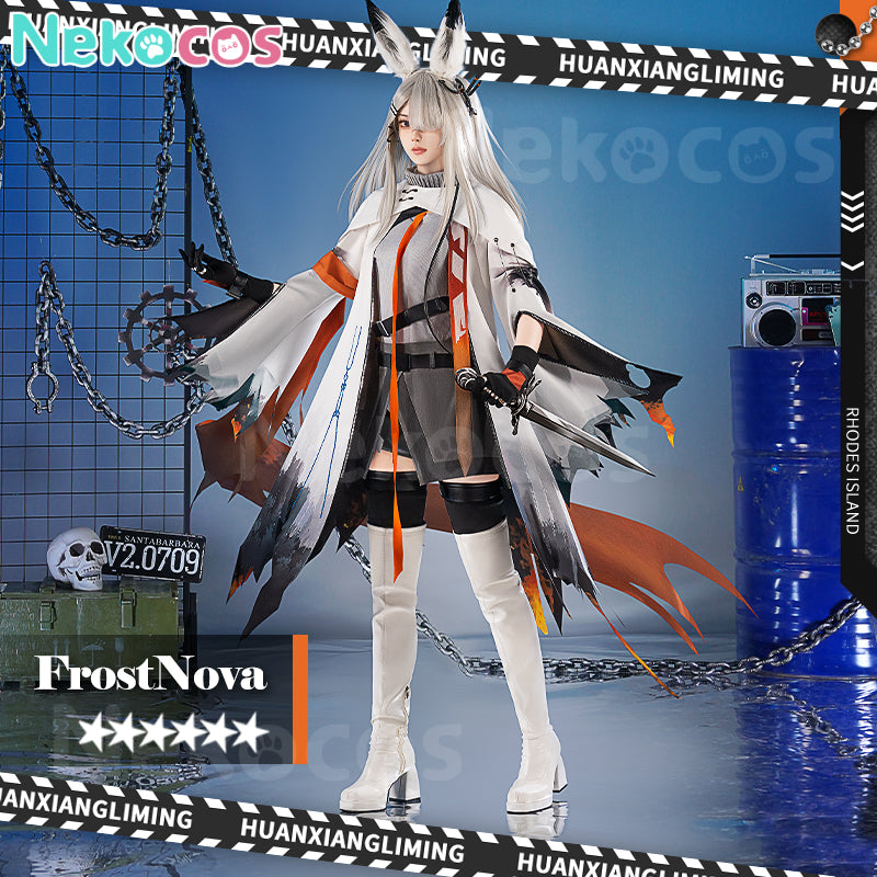 【Nekocos】Game Arknights Cosplay FrostNova Cosplay Costume Premium Edition | Custom-Tailor