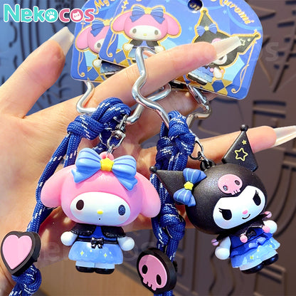 【Nekocos】Sanrio Starlight Ball Keychain 2025 New Style Bag Charm Plush Toy | In Stock