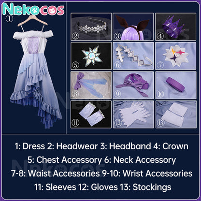 【Nekocos】Game Cosplay Admire Vega Christmas  Cosplay Costume | Custom-Tailor