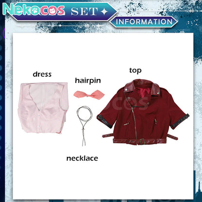 【Nekocos】Game Cosplay Remake Aerith Cosplay Costume | Custom-Tailor