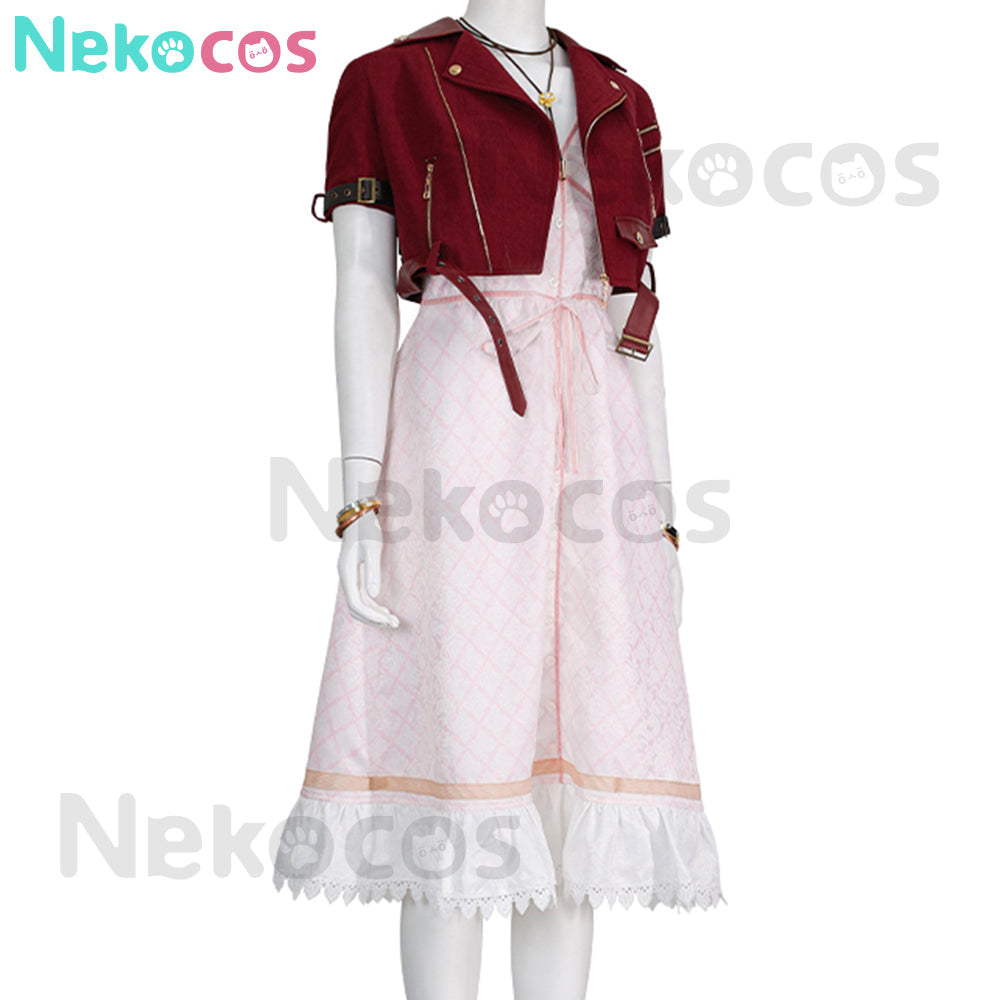 【Nekocos】Game Cosplay Remake Aerith Upgraded version Cosplay Costume | Custom-Tailor