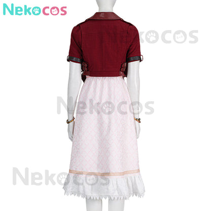 【Nekocos】Game Cosplay Remake Aerith Upgraded version Cosplay Costume | Custom-Tailor