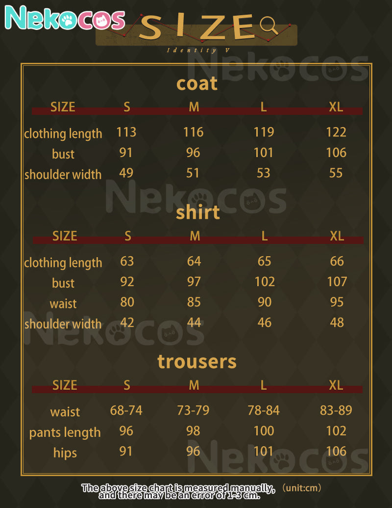 【Nekocos】Game Identity V Cosplay Aesop Carl Cosplay Costume Premium Edition | In Stock