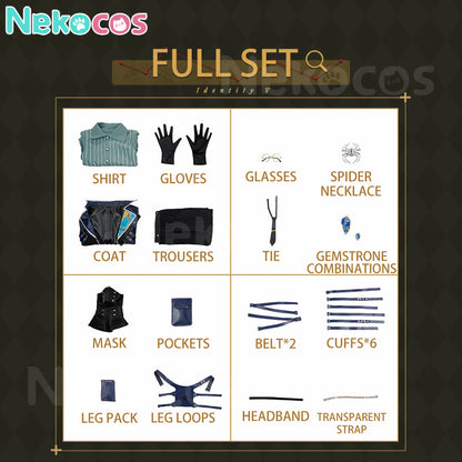【Nekocos】Game Identity V Cosplay Aesop Carl Cosplay Costume Premium Edition | In Stock