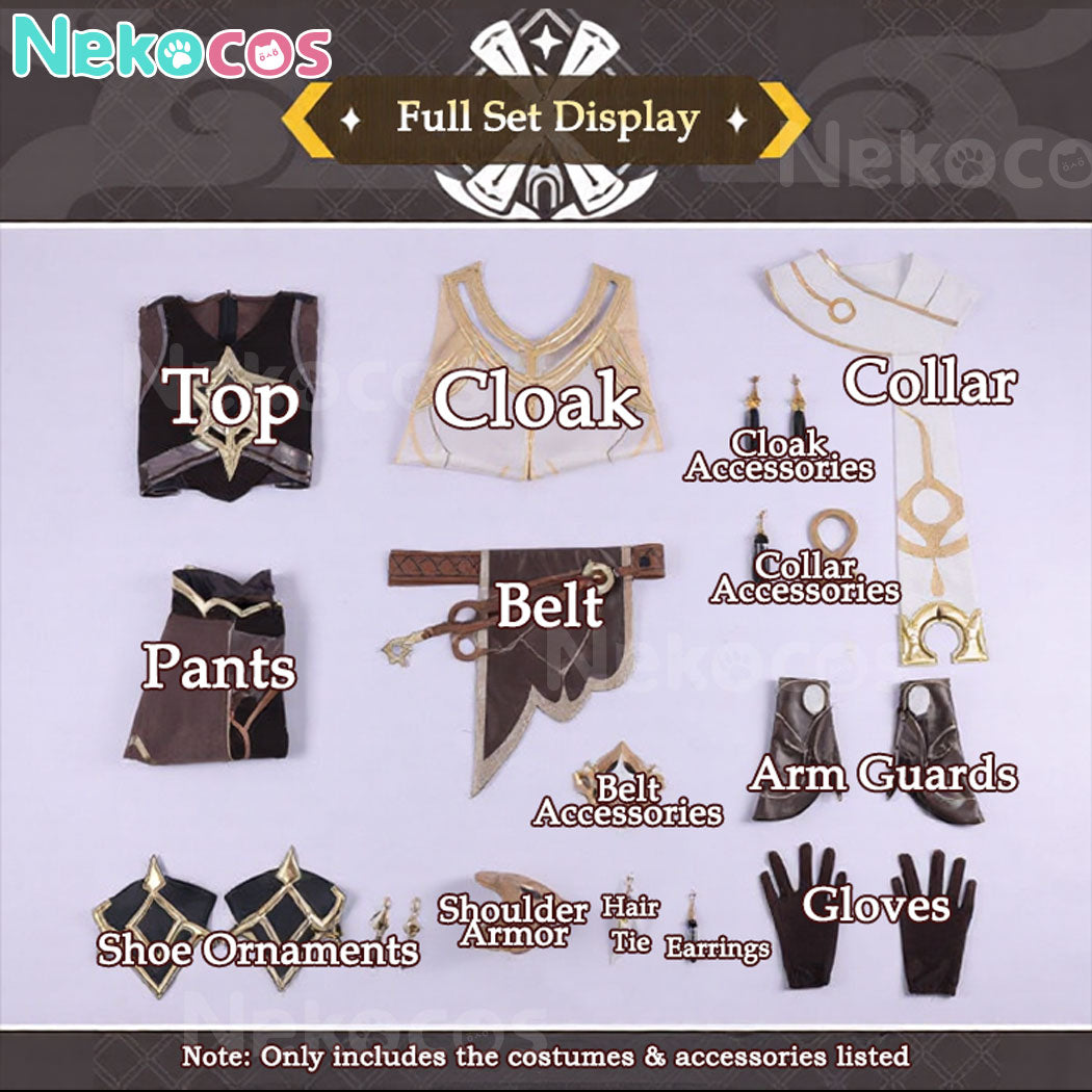 【Nekocos】Game Genshin Impact Aether Cosplay Costume Premium Edition | Custom-Tailor