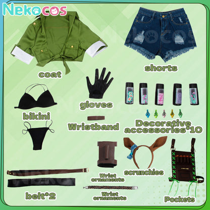【Nekocos】Game Uma Musume Pretty Derby Cosplay Swimsuit Agnes Tachyon Cosplay Costume | Custom-Tailor