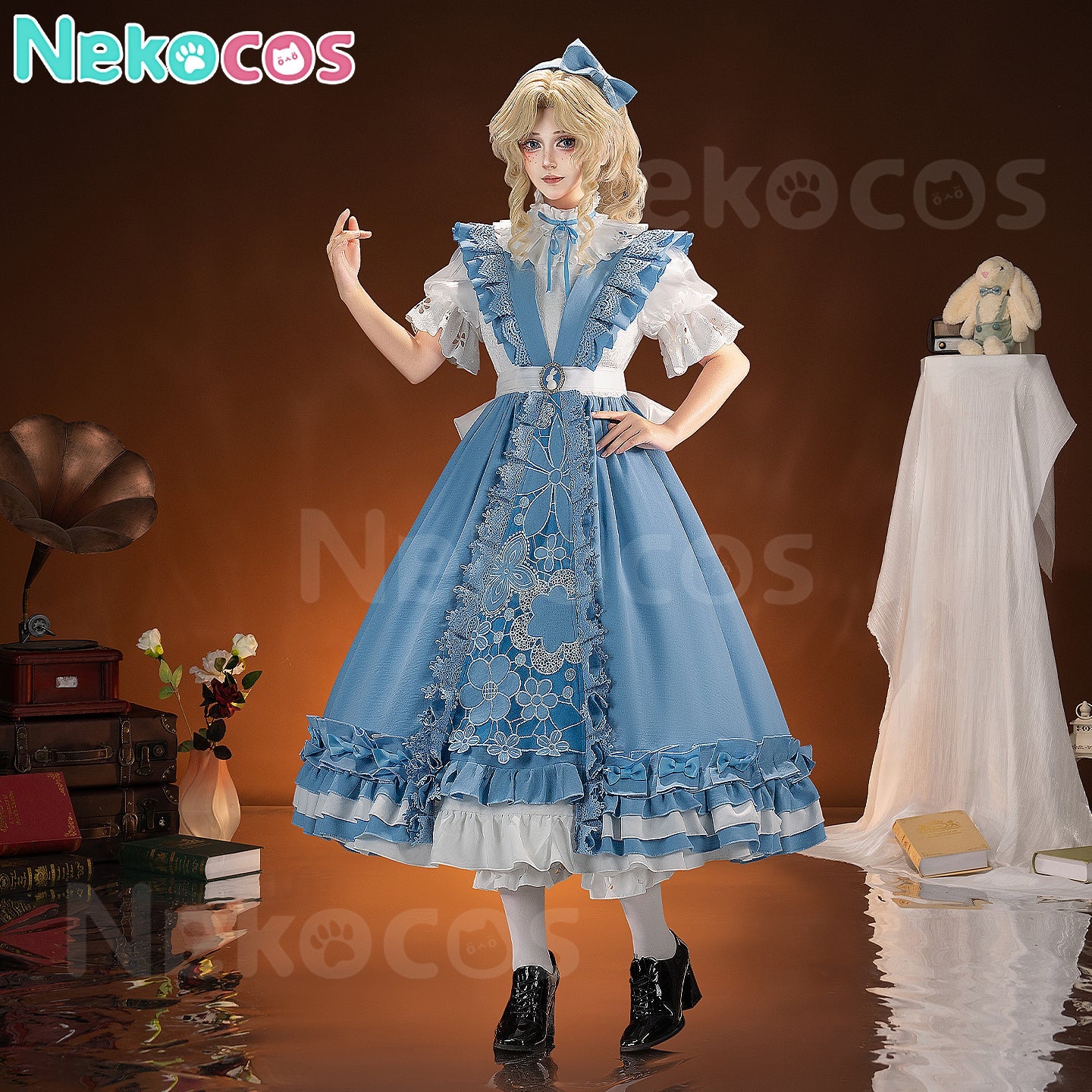 【Nekocos】Game Identity V Cosplay Alice in Dreamland Cosplay Costume Premium Edition | In Stock