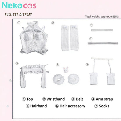 【Nekocos】Game Goddess of Victory: NIKKE Cosplay Fairy Tale Dream Alice Cosplay Costume | Custom-Tailor