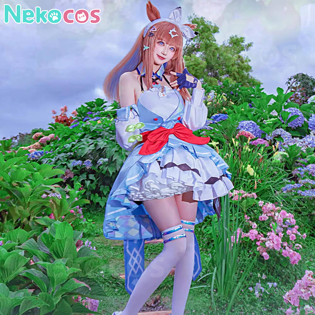 【Nekocos】Game Uma Musume Pretty Derby Cosplay Almond Eye Cosplay Costume | In Stock