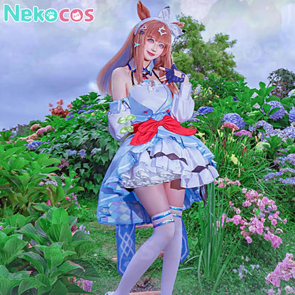 【Nekocos】Game Uma Musume Pretty Derby Cosplay Almond Eye Cosplay Costume | In Stock