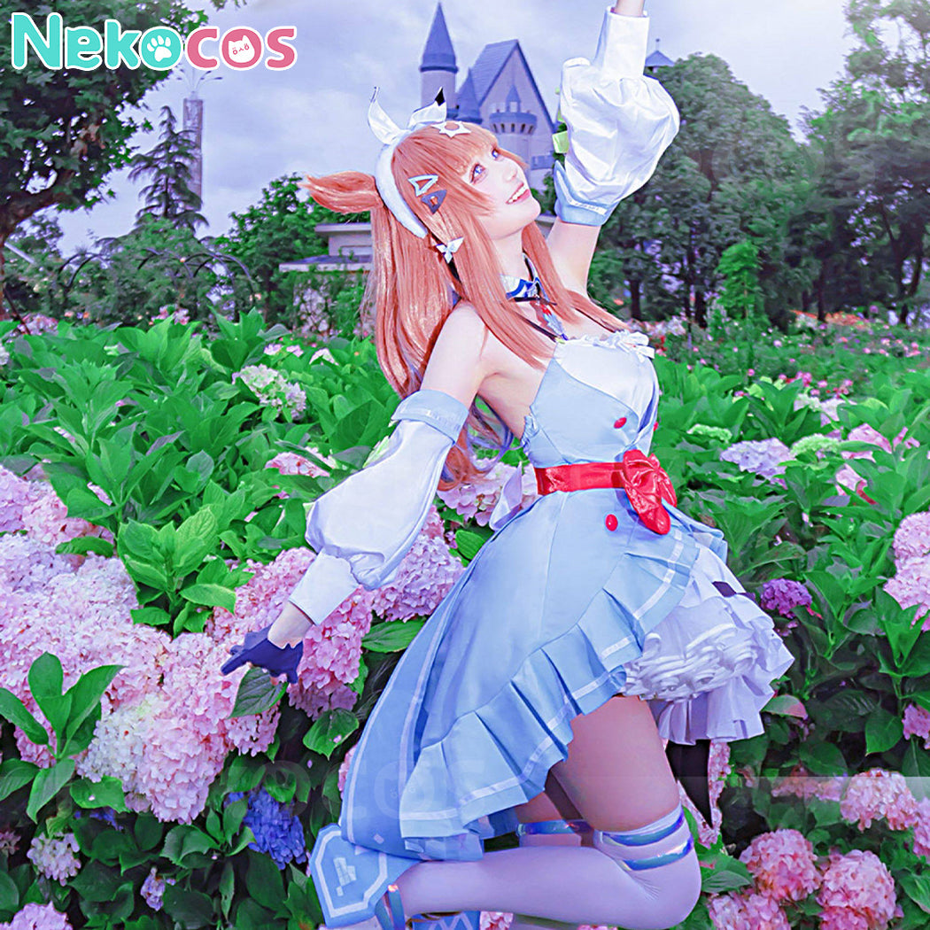 【Nekocos】Game Uma Musume Pretty Derby Cosplay Almond Eye Cosplay Costume | In Stock