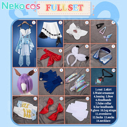 【Nekocos】Game Uma Musume Pretty Derby Cosplay Almond Eye Cosplay Costume | Custom-Tailor