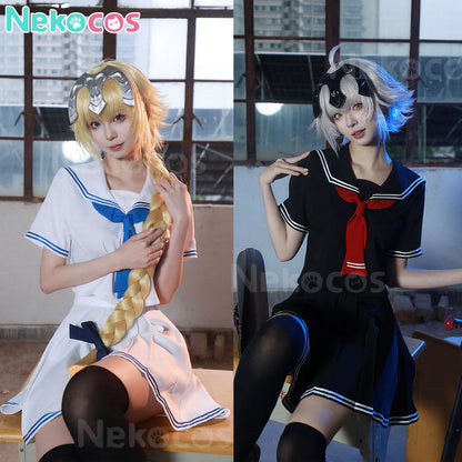 【Nekocos】Game Fate Grand Order Cosplay Jeanne d'Arc (Alter) Jalter&Jeanne d'Arc Jeanne School Uniform Cosplay Costume | In Stock