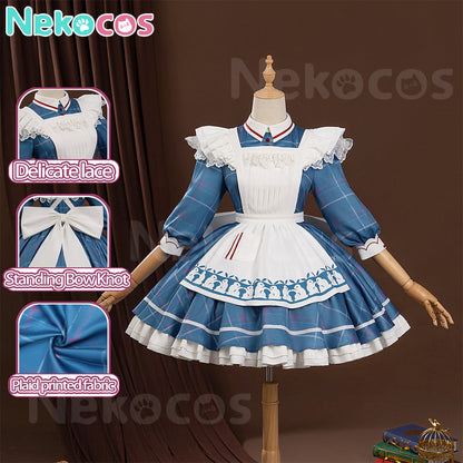 【Nekocos】Game Arknights Cosplay Amiya White Rabbit Cosplay Costume | Custom-Tailor