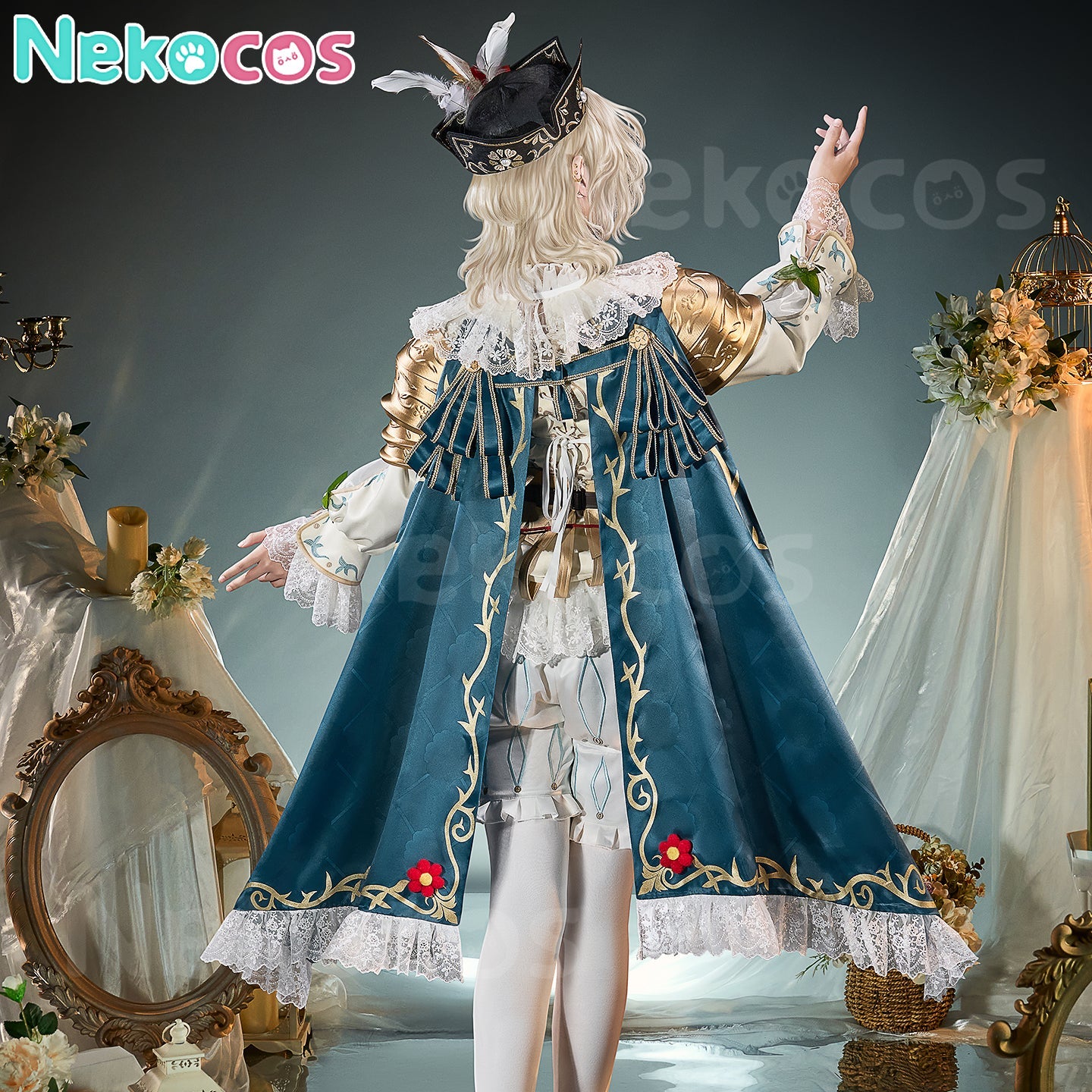 【Nekocos】Game Identity V Cosplay Grave Keeper Half-Elf Knight Cosplay Costume | Custom-Tailor