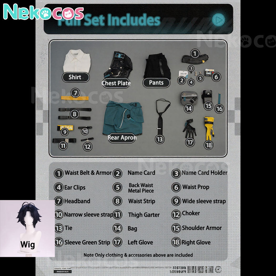 Zenless Zone Zero Asaba Harumasa Cosplay Costume - Premium EditionCostume,Game,Zenless Zone Zero