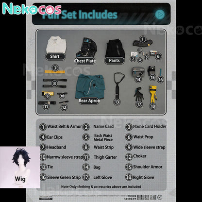 Zenless Zone Zero Asaba Harumasa Cosplay Costume - Premium EditionCostume,Game,Zenless Zone Zero