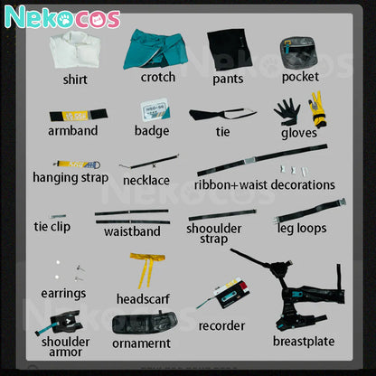 【Nekocos】Game Zenless Zone Zero Cosplay Asaba Harumasa Cosplay Costume Premium Edition | In Stock