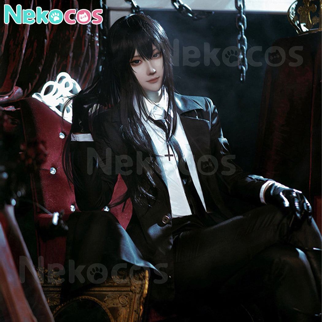 【Nekocos】I Became a God in a Horror Game Cosplay Bai Liu Cosplay Costume | In Stock