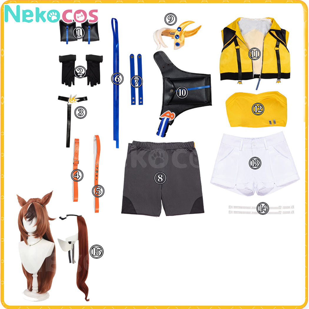 【Nekocos】Game Uma Musume Pretty Derby Cosplay Bubblegum Fellow Cosplay Costume | Custom-Tailor