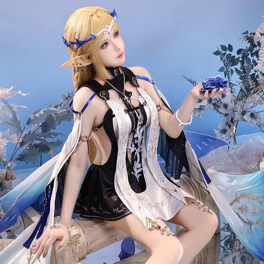 【Nekocos】Game Wuthering Waves Cosplay Cartethyia Cosplay Costume Premium Edition | Custom-Tailor