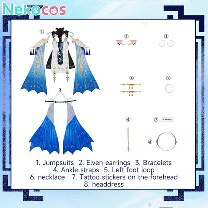 【Nekocos】Game Wuthering Waves Cosplay Cartethyia Cosplay Costume | Custom-Tailor