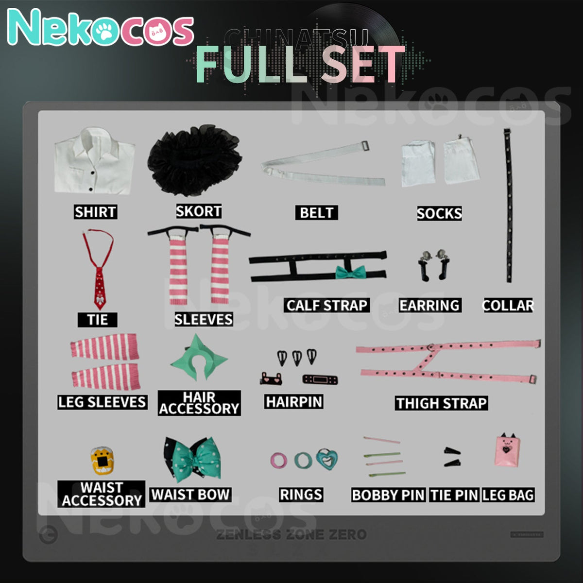 Zenless Zone Zero Chinatsu Remiel Cosplay Costume Available NowCostume,Game,Zenless Zone Zero