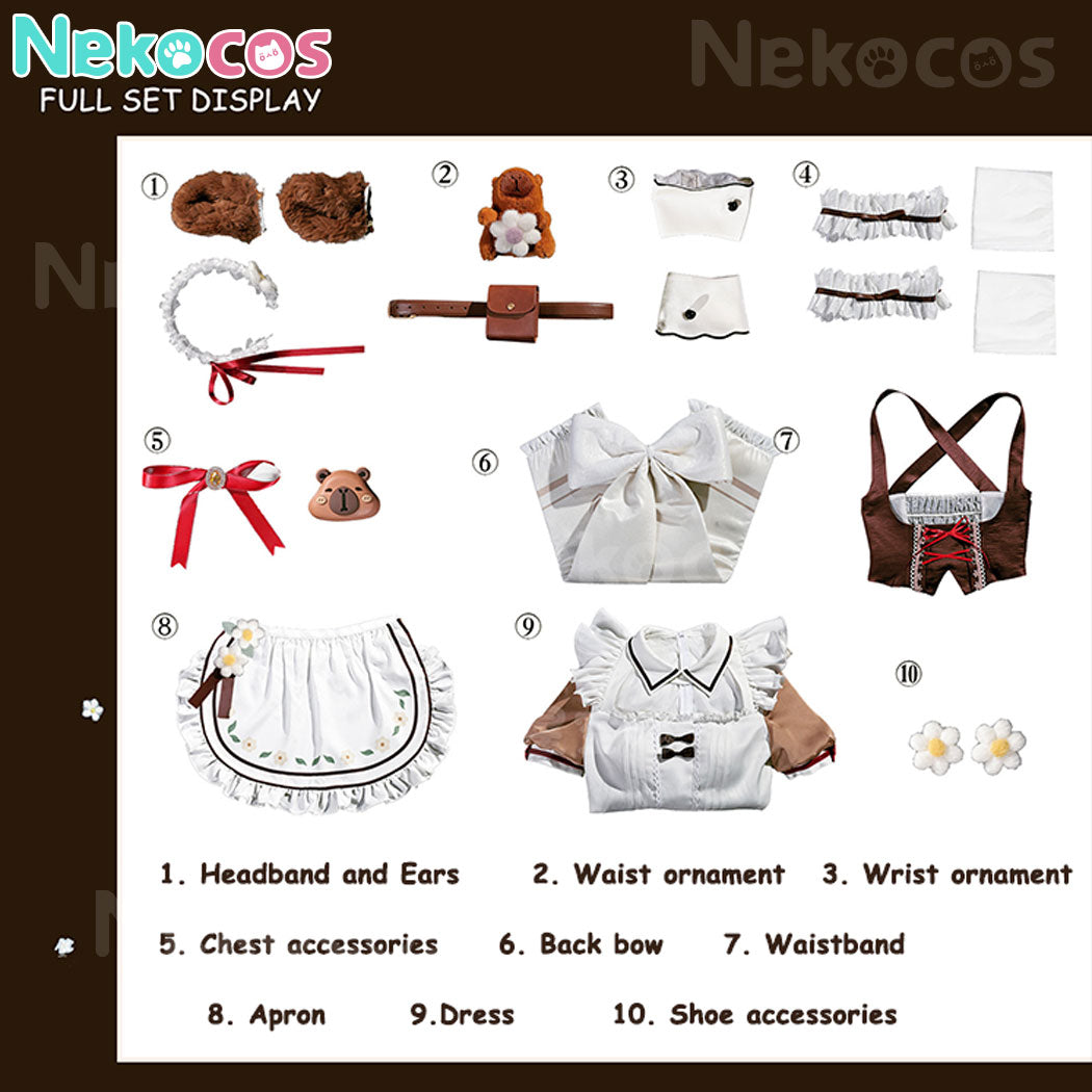 【Nekocos】Game Wuthering Waves Cosplay Chisa Cosplay Costume | In Stock