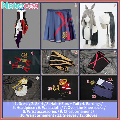 【Nekocos】Game Uma Musume Pretty Derby Cosplay Chrono Genesis Cosplay Costume | Custom-Tailor