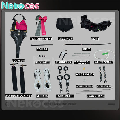 【Nekocos】Game Zenless Zone Zero Cissia Cosplay Costume Premium Edition | Custom-Tailor